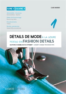 Front cover_Généralités, coutures, pattes de boutonnage, empiècements, modes opératoires