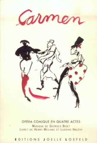 Couverture_Carmen : op&eacute;ra comique en quatre actes
