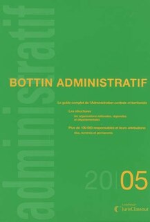 Front cover_Bottin administratif 2005