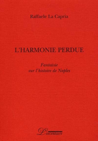 Couverture_L'harmonie perdue