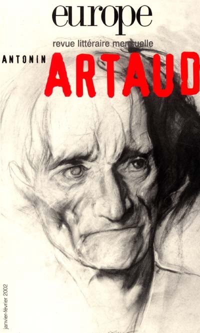 Front cover_Europe, n°873-874. Antonin Artaud