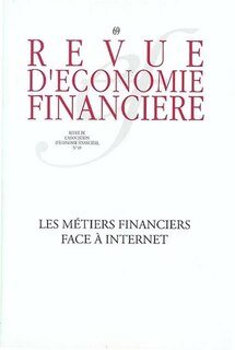 Couverture_Revue d'économie financière, n°69. Les métiers financiers face à Internet