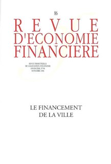 Front cover_Revue d'économie financière, n°86. Le financement de la ville