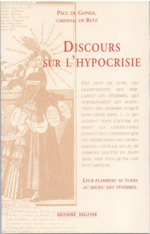 Front cover_Discours Sur L'Hypocrisie