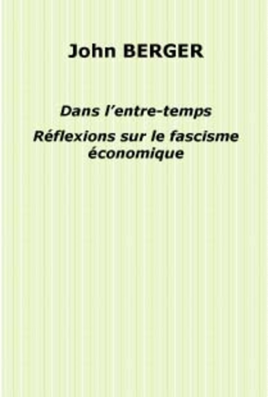Front cover_Dans l'entre-temps