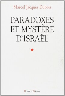 Front cover_Paradoxes et mystère d'Israël
