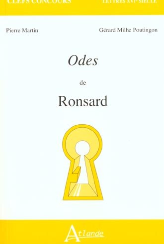 Couverture_Odes de Ronsard