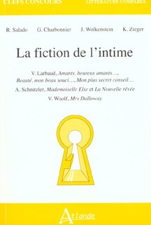 Front cover_La fiction de l'intime