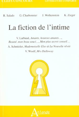 Front cover_La fiction de l'intime