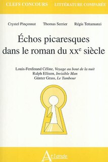 Couverture_Echos picaresques dans le roman du XXe siècle