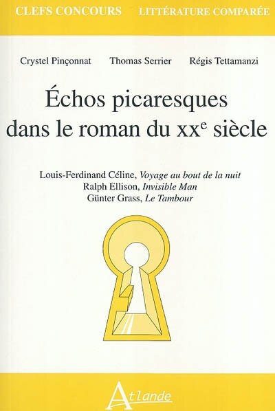 Couverture_Echos picaresques dans le roman du XXe siècle