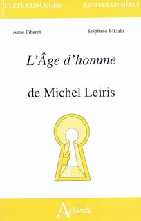 Couverture_L' âge d'homme de Michel Leiris