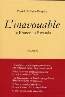 Front cover_L'inavouable : la France au Rwanda