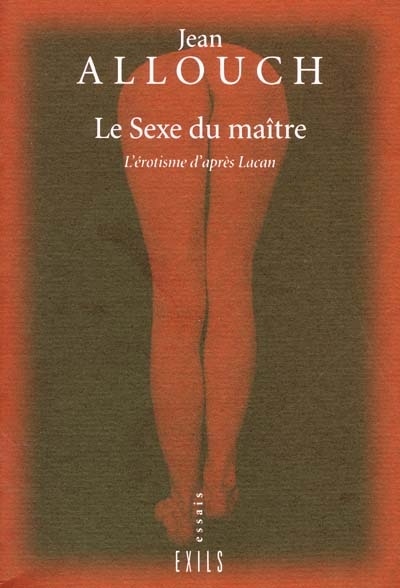 Couverture_Le sexe du ma&icirc;tre