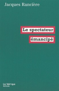 Front cover_Le spectateur émancipé