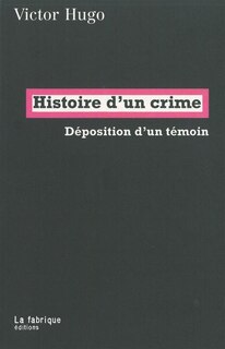 Front cover_Histoire D'un Crime