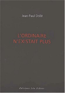 Front cover_L'ordinaire n'existait plus