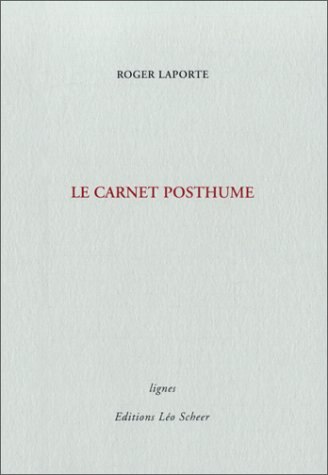 Front cover_Le carnet posthume