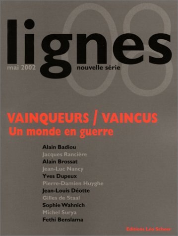 Couverture_Lignes, nouvelle série, n°8. Vainqueurs, vaincus : un monde en guerre