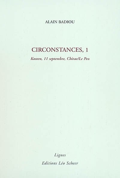 Couverture_Kosovo, 11 septembre, Chirac-Le Pen