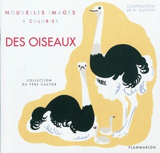 Front cover_Nouvelles images à colorier : des oiseaux