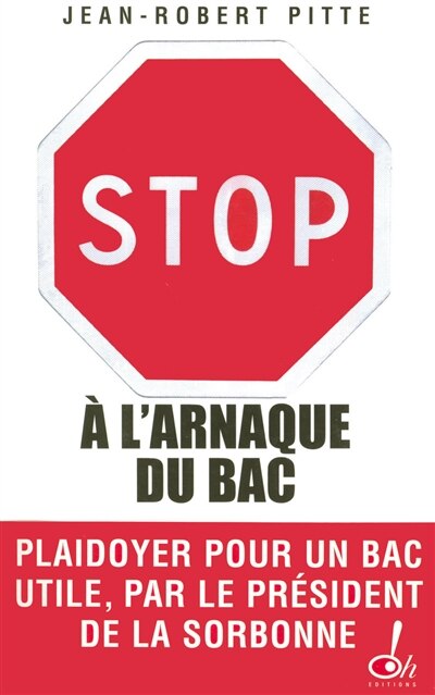 Couverture_Stop à l'arnaque du bac : plaidoyer pour un bac utile