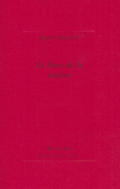 Couverture_Le sexe de la nation