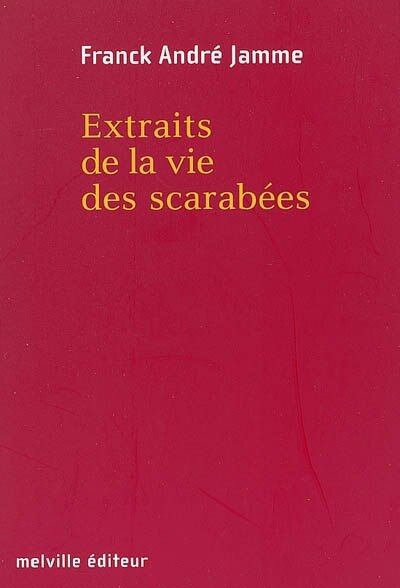 Couverture_Extraits de la vie des scarabées