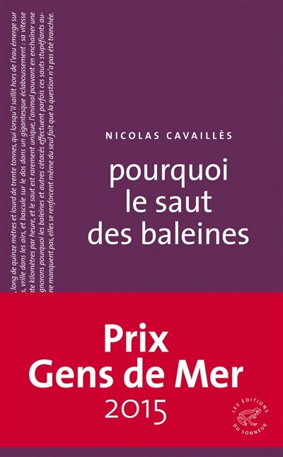 Front cover_Pourquoi le saut des baleines