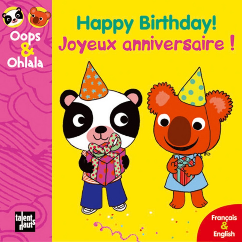 Couverture_Joyeux anniversaire ! = Happy birthday !