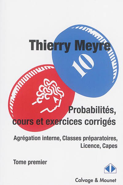 Front cover_Probabilités, cours et exercices corrigés