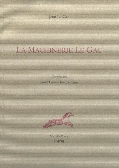 Front cover_La machinerie Le Gac