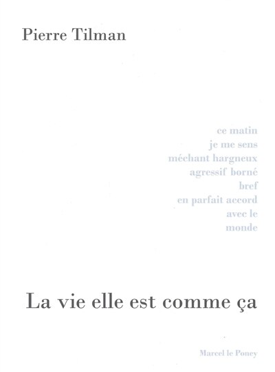 Couverture_La vie elle est comme &ccedil;a