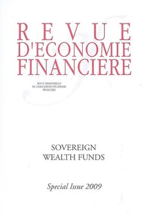 Couverture_Revue d'économie financière, hors-série. Sovereign wealth funds