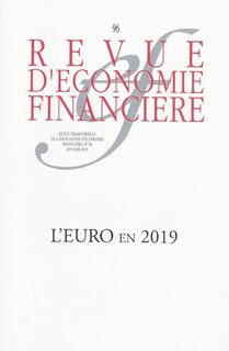 Front cover_Revue d'économie financière, n°96. L'euro en 2019