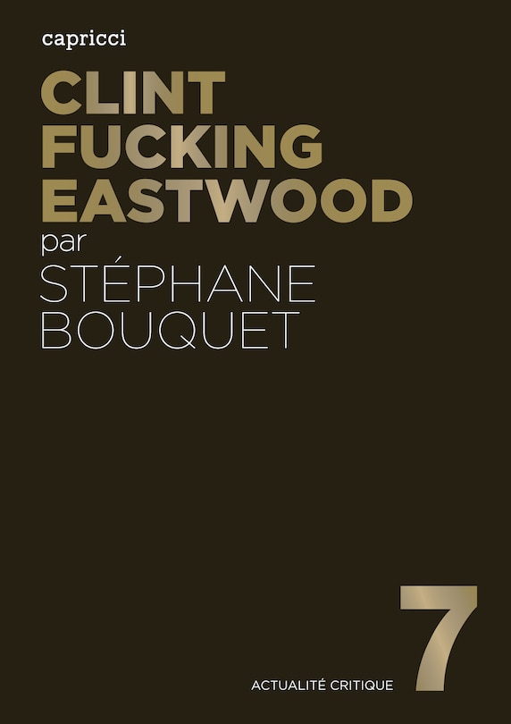 Front cover_Clint Fucking Eastwood