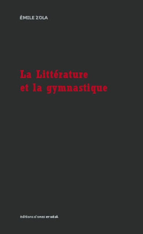 Couverture_La littérature et la gymnastique
