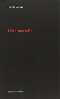 Front cover_L' ère nouvelle