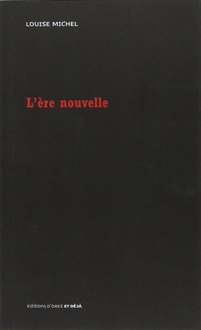 Front cover_L' ère nouvelle