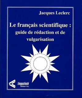 Front cover_Le fran&ccedil;ais scientifique