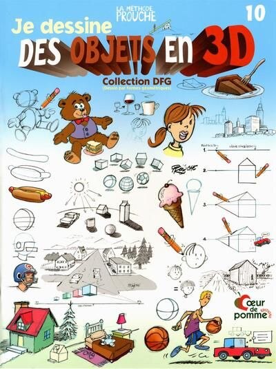 Couverture_Prouche 10 je dessine des objets en 3D