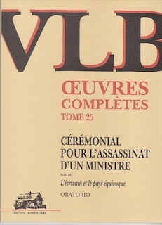 Couverture_Cérémonial pour l'assassinat d'un ministre