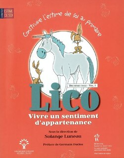 Couverture_Lico. Vivre un sentiment d'appartenance : deuxième cycle, vol. 1