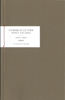 Couverture_Comme si le vide avait un lieu