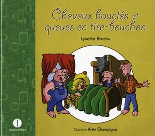 Cheveux bouclés et queues en tire-bouchon