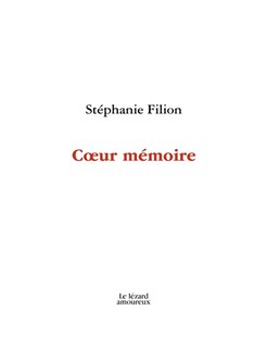 Front cover_COEUR MÉMOIRE