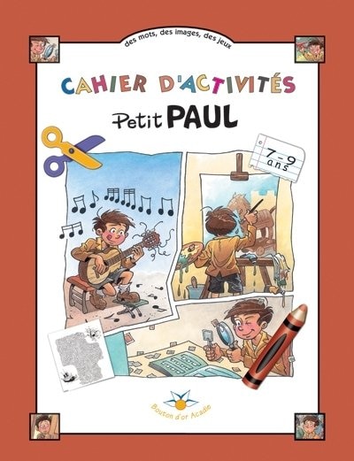 Front cover_Cahier d'activités Petit Paul : des mots, des images, des jeux