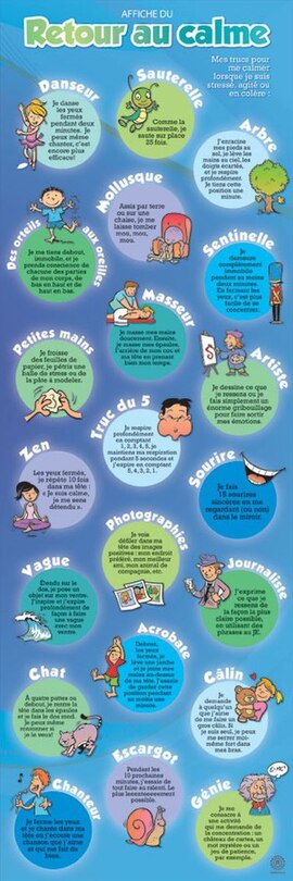 Affiche du retour au calme : Un outil psychoéducatif...
