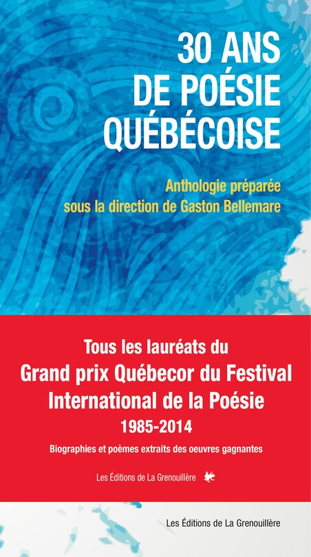 Front cover_30 ans de poésie québécoise