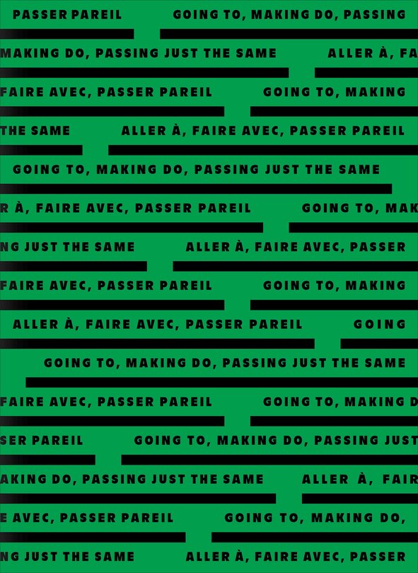 Front cover_Aller &agrave;, faire avec, passer pareil